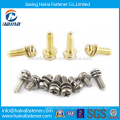 Stock Cross Recessed Small Pan Head Screws with Spring and Plain Washer